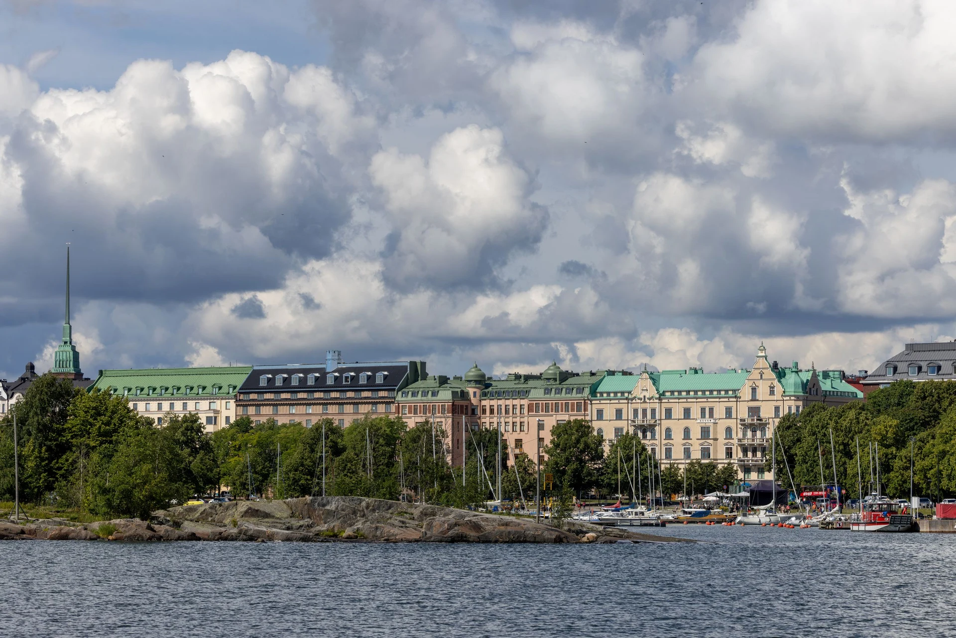 Helsinki skyline